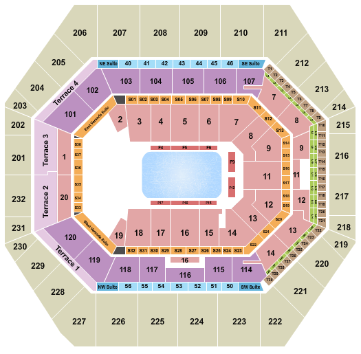 Gainbridge Fieldhouse Disney On Ice Seating Chart